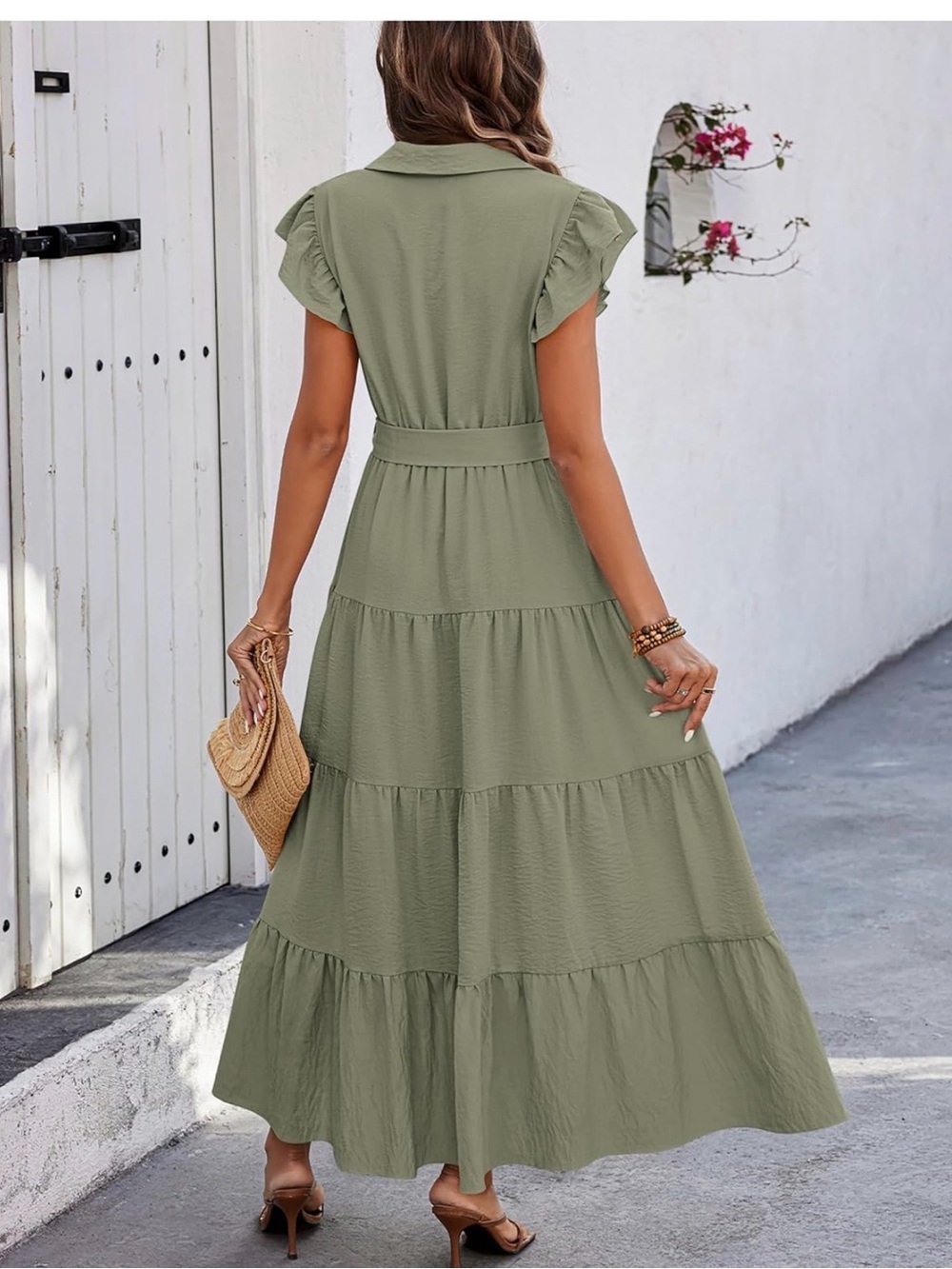 New with tags dowerme Women's Summer Casual Dress with pockets - Picture 2 of 4